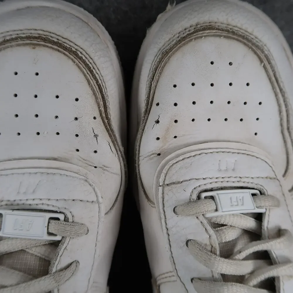 Nike Shoes Womens 11.5 Casual Sneakers Air Force 1 Shadow Trainers White Lace Up